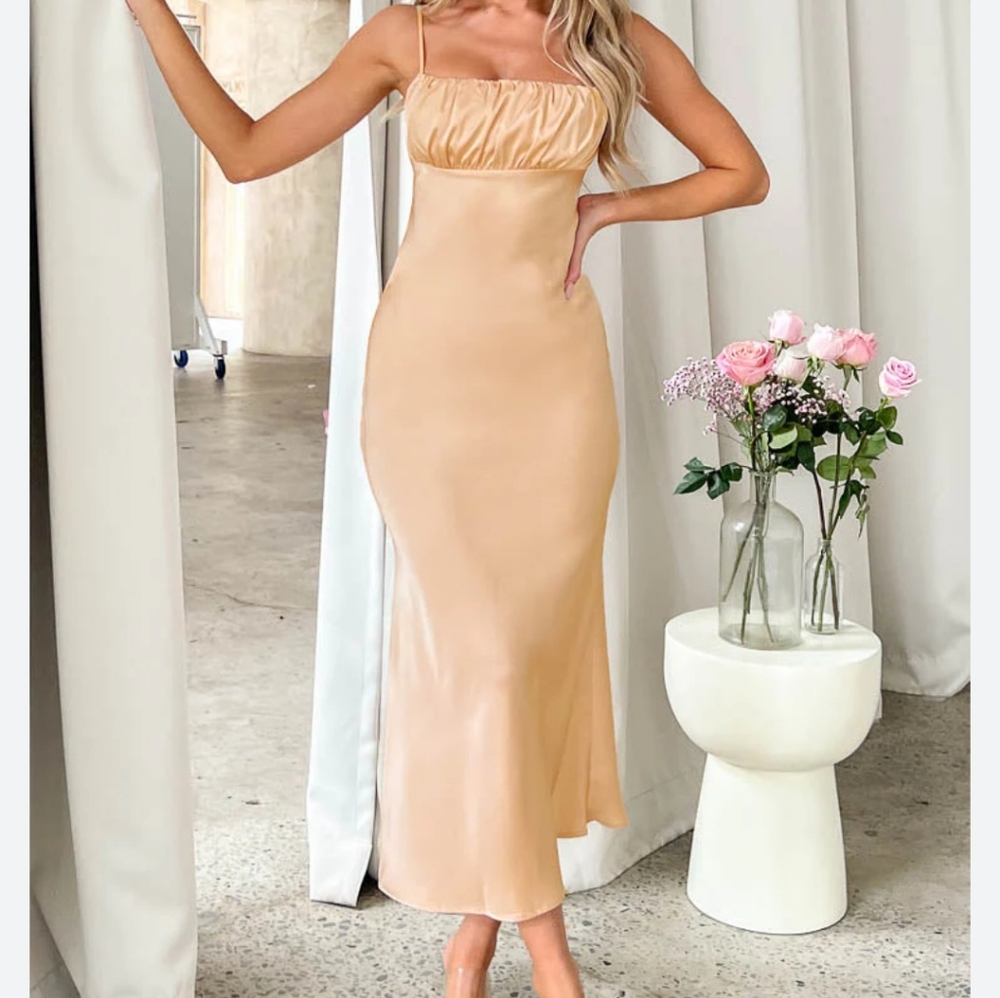 All Row, Elegant Cream Maxi Dress